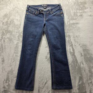 Silver Jeans Tuesday Jeans Womens 16.5 Blue Denim W28 L26 Stretch Bootcut Hemmed